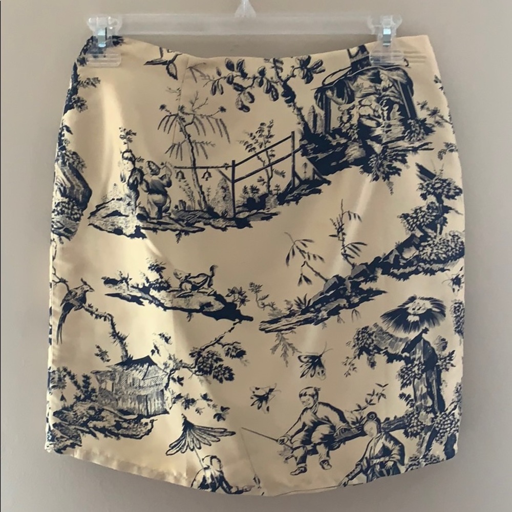 Silk skirt with “Far East” design by Silk Club
